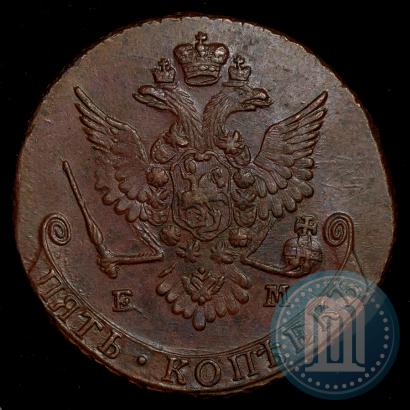 Picture 5 kopecks 1779 year ЕМ 