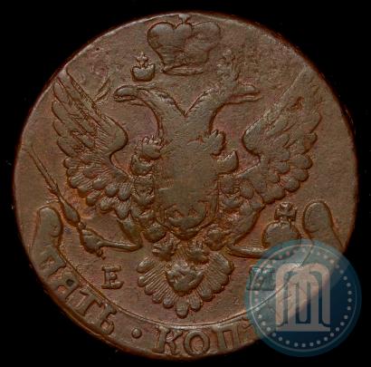 Picture 5 kopecks 1788 year ЕМ 