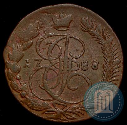 Picture 5 kopecks 1788 year ЕМ 