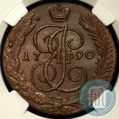 Picture 5 kopecks 1790 year АМ 