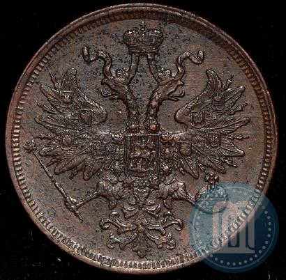 Picture 5 kopecks 1865 year ЕМ 