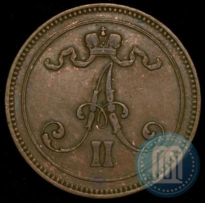 Picture 10 pennia 1867 year  