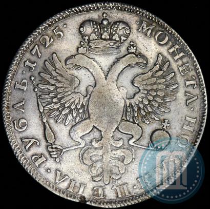 Picture 1 rouble 1725 year  "Mourning rouble"