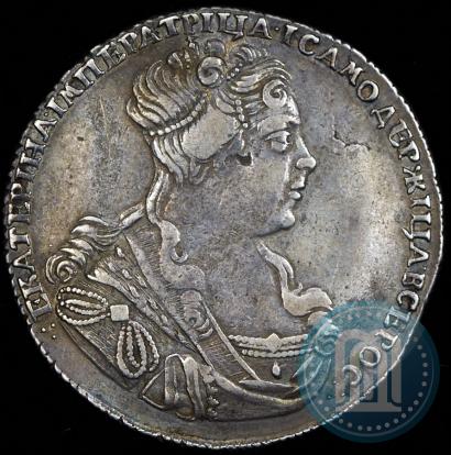 Picture 1 rouble 1727 year СПБ "Small head"