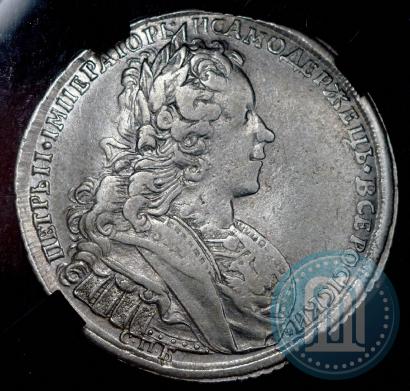 Фото Полтина 1727 года СПБ "Петербургский тип"