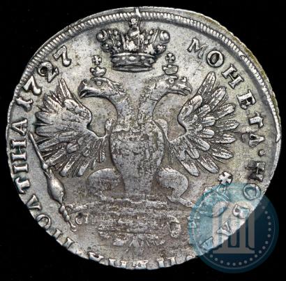Picture Poltina 1727 year СПБ "Petersburg type"