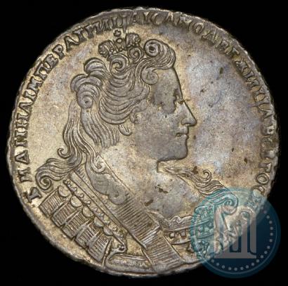 Picture 1 rouble 1733 year  