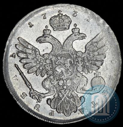 Picture 1 rouble 1737 year  "Moscow type"