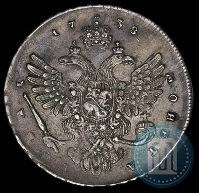 Picture 1 rouble 1738 year  "Moscow type"