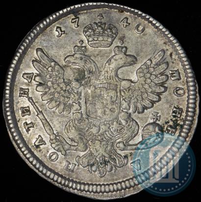 Picture Poltina 1740 year  "Moscow type"