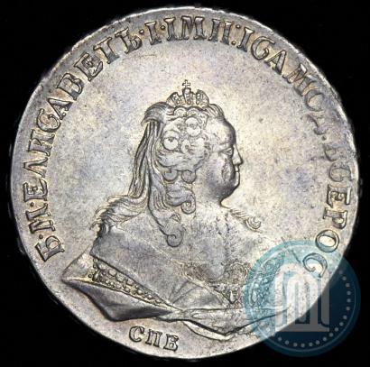 Picture 1 rouble 1744 year СПБ 