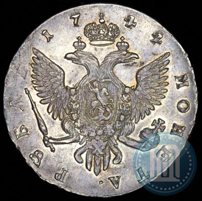 Picture 1 rouble 1744 year СПБ 