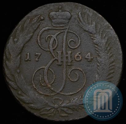 Фото 5 копеек 1764 года СМ 