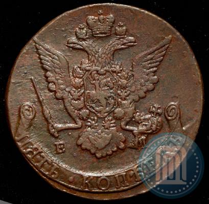 Picture 5 kopecks 1769 year ЕМ 