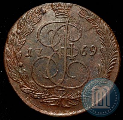Picture 5 kopecks 1769 year ЕМ 