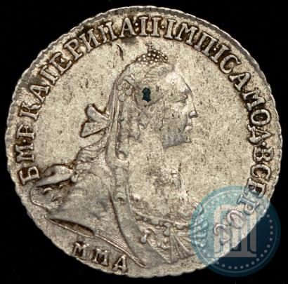 Фото 15 копеек 1770 года ММД 