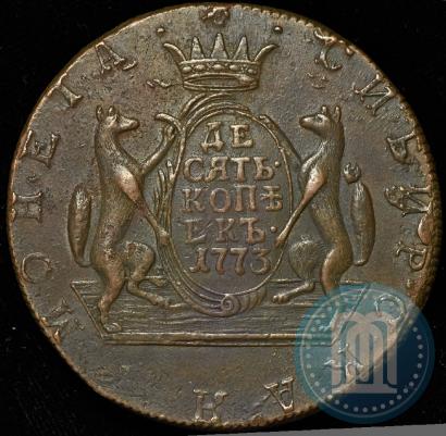Picture 10 kopecks 1773 year КМ 