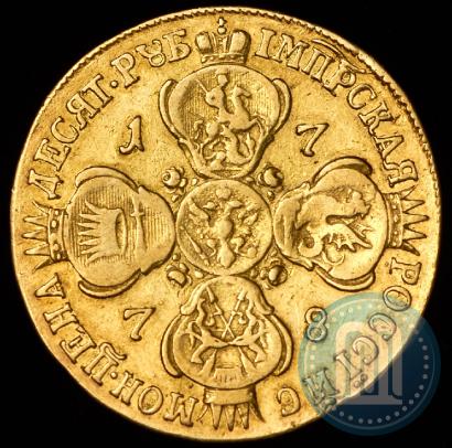 Picture 10 roubles 1778 year СПБ 