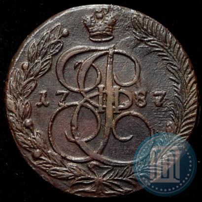 Фото 5 копеек 1787 года ЕМ 