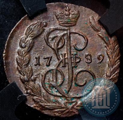 Picture 1 kopeck 1789 year ЕМ 