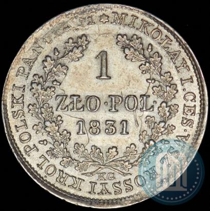 Picture 1 złoty 1831 year KG 