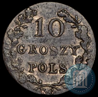 Picture 10 groszy 1831 year KG "Polish uprising"