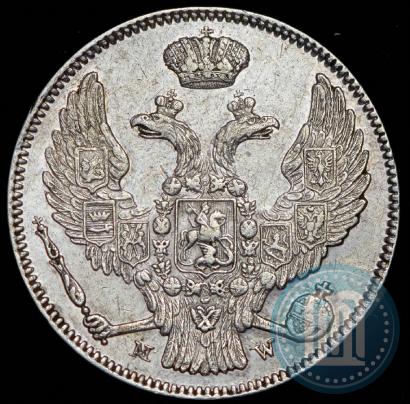 Picture 30 kopecks - 2 złotych 1837 year MW 