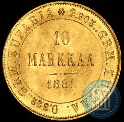 Фото 10 марок 1881 года S 