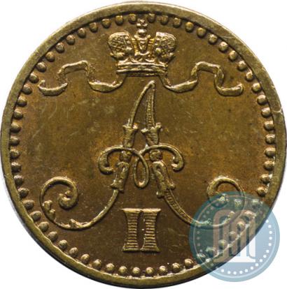 Picture 1 penni 1865 year  