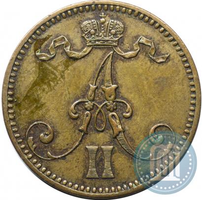 Фото 5 пенни 1866 года  