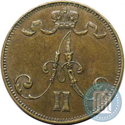 Фото 5 пенни 1872 года  