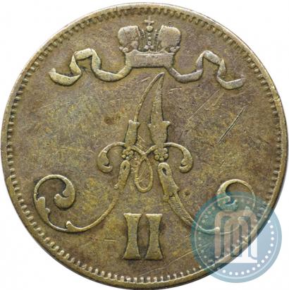 Фото 5 пенни 1873 года  
