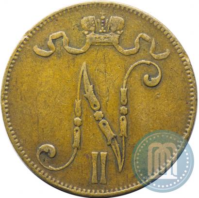Picture 5 pennia 1897 year  