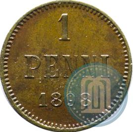 Фото 1 пенни 1898 года  