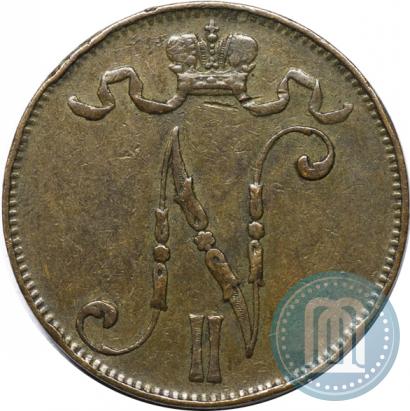 Picture 5 pennia 1906 year  