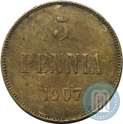 Фото 5 пенни 1907 года  