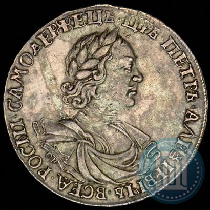 Фото 1 рубль 1718 года OK-L 