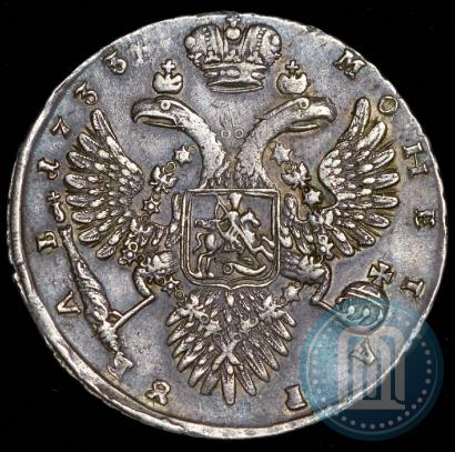 Фото 1 рубль 1733 года  