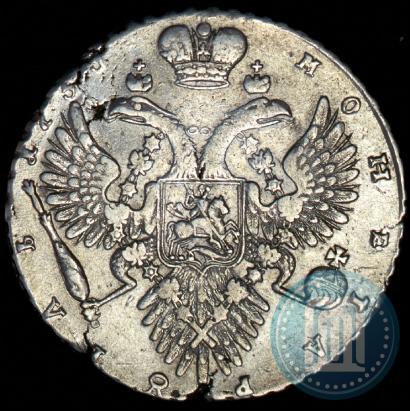 Фото 1 рубль 1733 года  