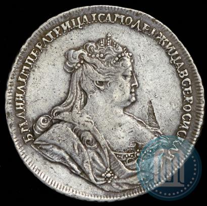 Picture 1 rouble 1738 year  "Petersburg type"