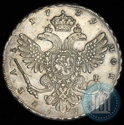 Picture 1 rouble 1739 year СПБ "Petersburg type"