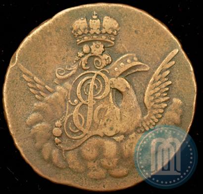 Фото 1 копейка 1755 года ММД 