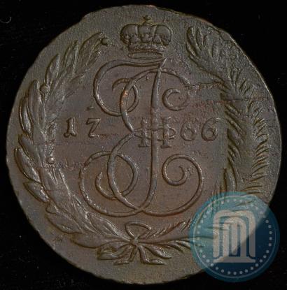 Фото 5 копеек 1766 года СМ 