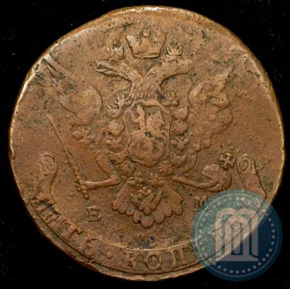 Фото 5 копеек 1769 года ЕМ 