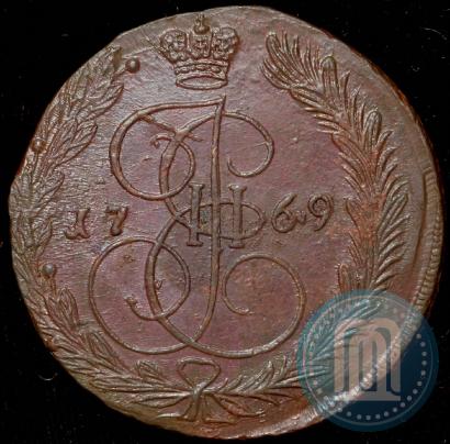 Picture 5 kopecks 1769 year ЕМ 