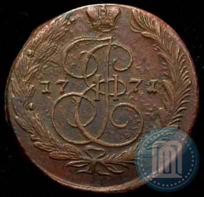 Фото 5 копеек 1771 года ЕМ 