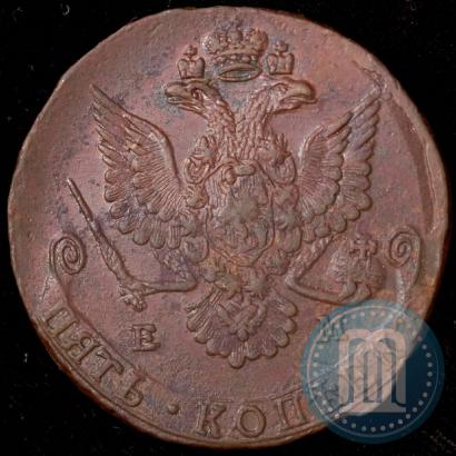 Picture 5 kopecks 1780 year ЕМ 