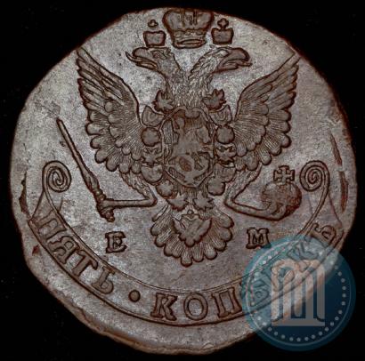 Фото 5 копеек 1781 года ЕМ 