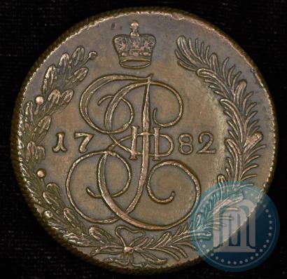 Фото 5 копеек 1782 года КМ 