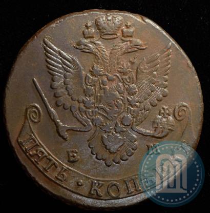 Фото 5 копеек 1782 года ЕМ 